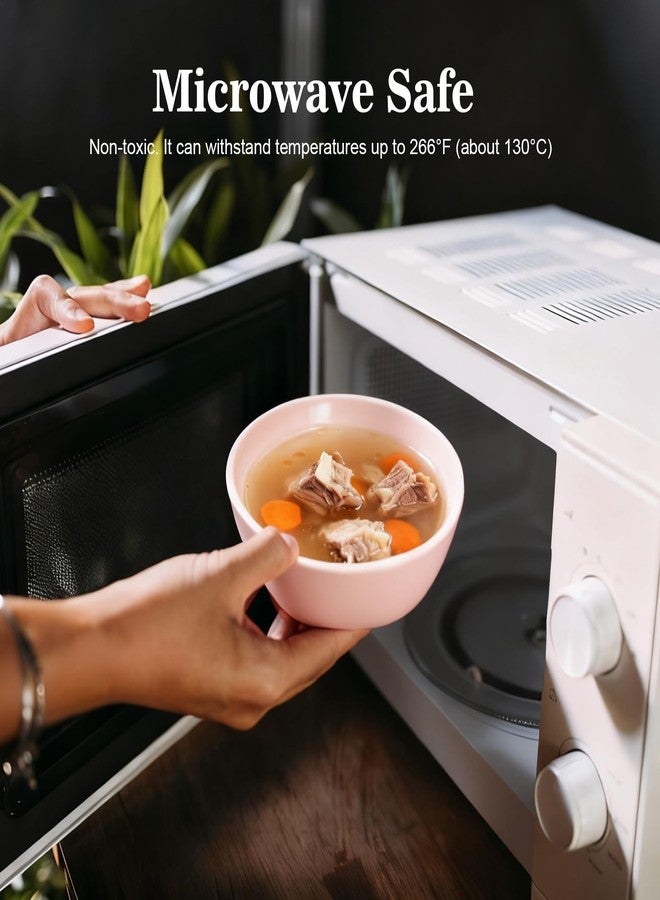 PHEENOWL طقم عشاء فينول للأطفال - 5 قطع بتصميم قطة صغيرة، يشمل طبقًا، وعاءً، كوبًا، وأدوات مائدة | خالٍ من مادة BPA، آمن للاستخدام في الميكروويف وغسالة الصحون | هدية مثالية للفتيات (وردي - قطة صغيرة) - Image 5